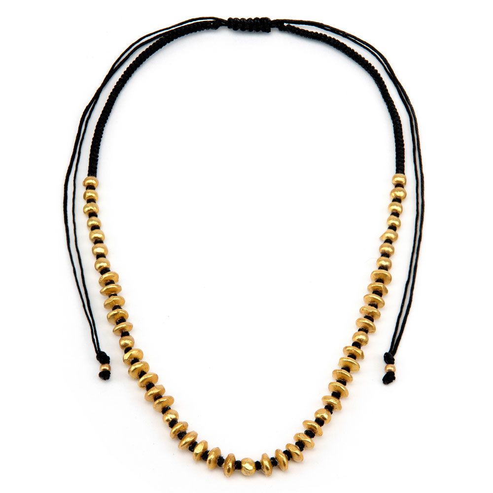Washers Macrame Necklace