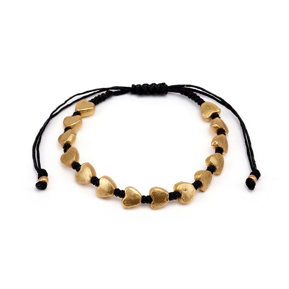 Macrame Hearts Bracelet