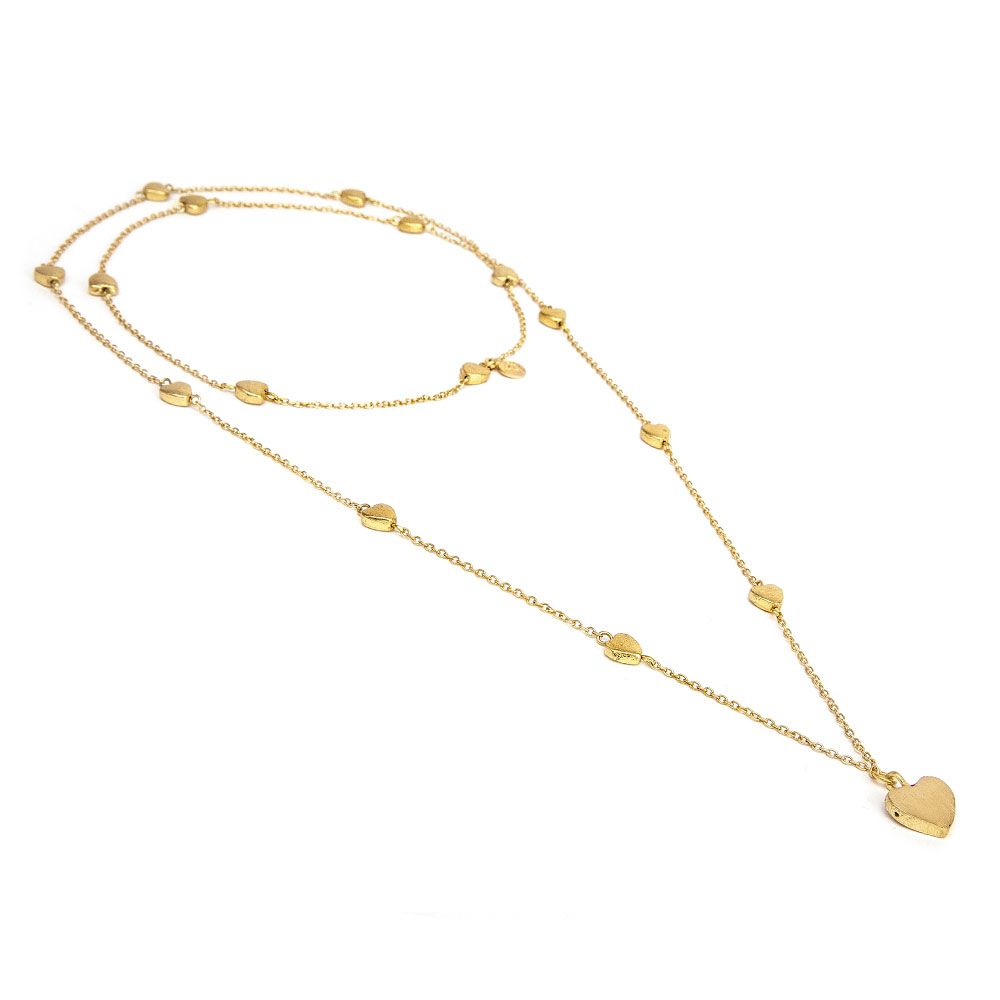 Hearts Long Necklace