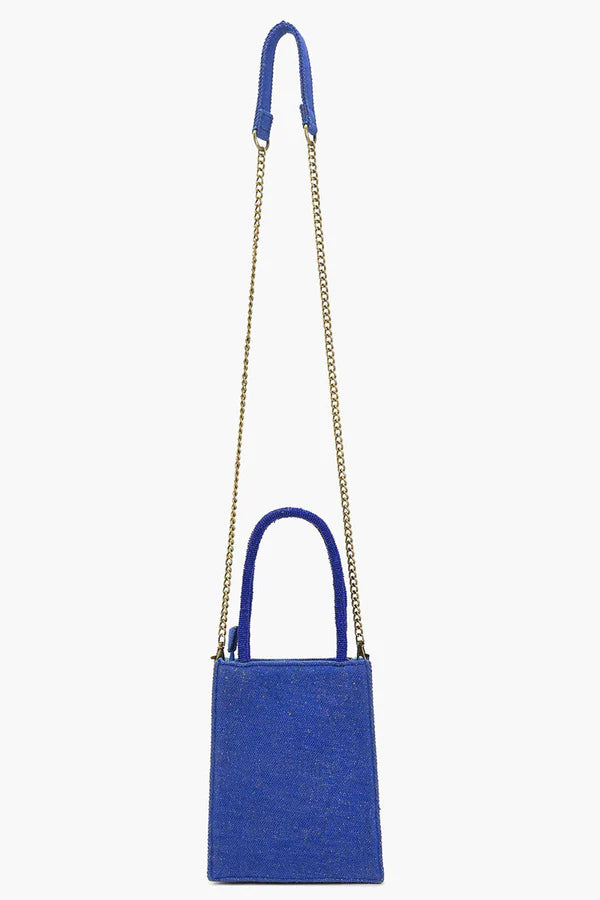 BROADWAY NIGHTS BEADED TOP HANDLE BAG