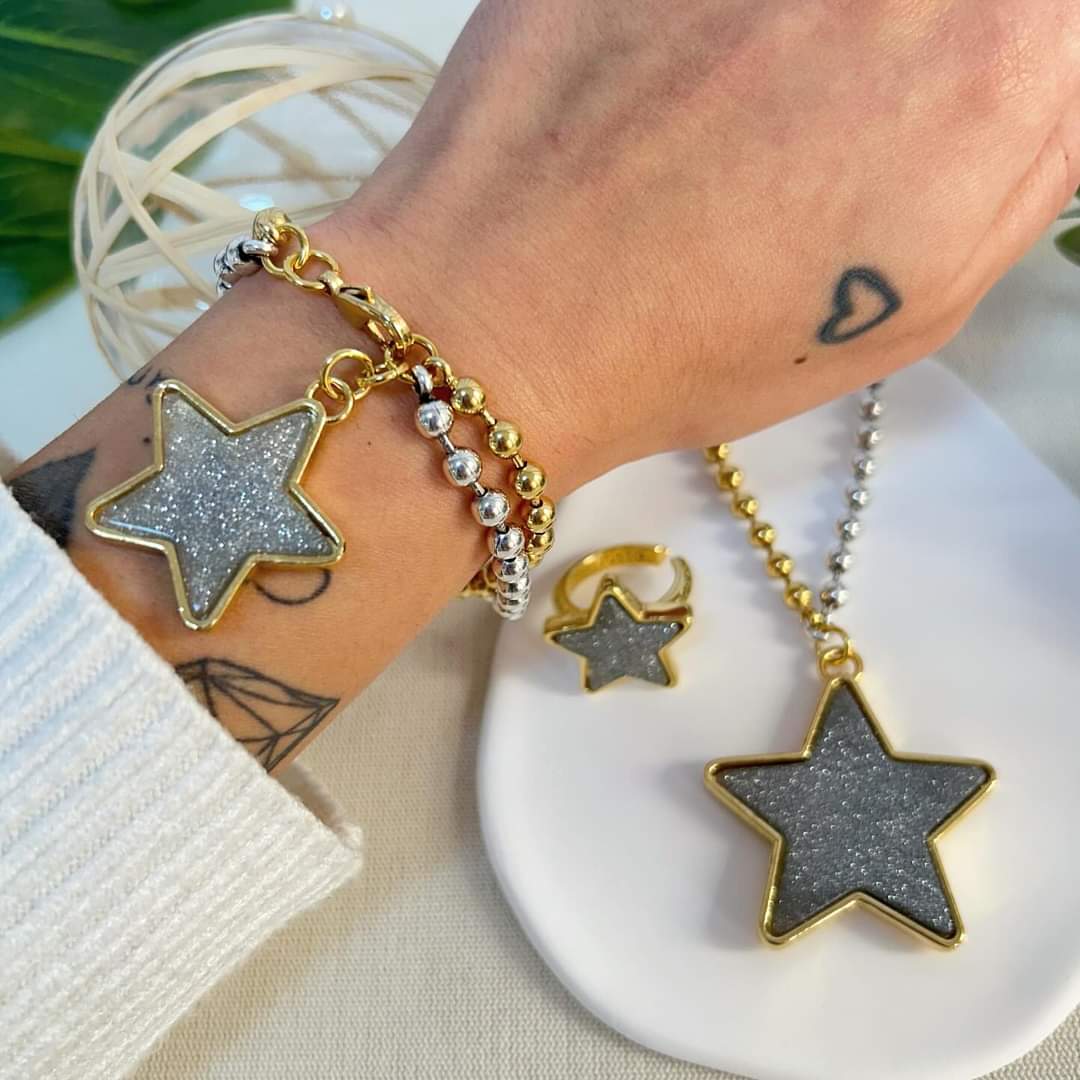 "Super Star" Ballchain Bracelet