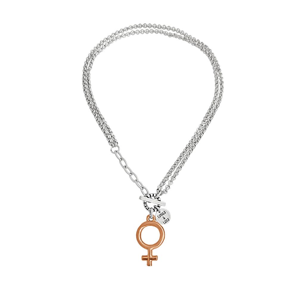 "Free Woman" 2 in 1 Necklace