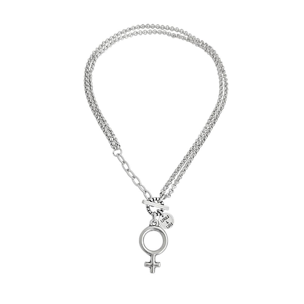 "Free Woman" 2 in 1 Necklace