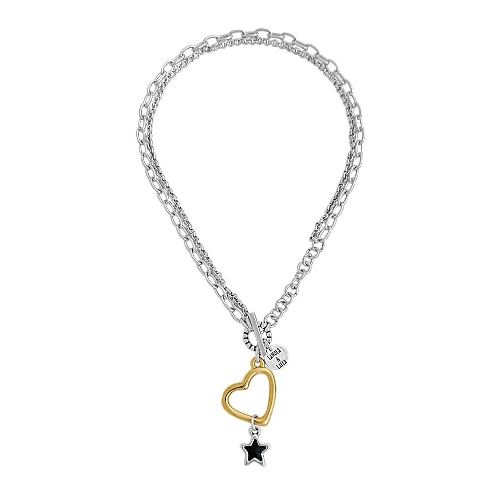 "Brave Heart" 2 in 1 Necklace