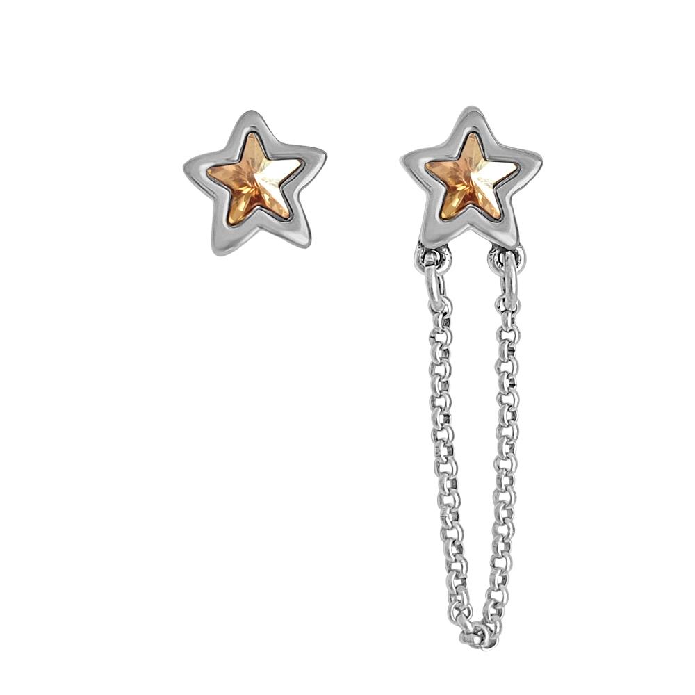 "Fugaces" Asymmetrical Earrings