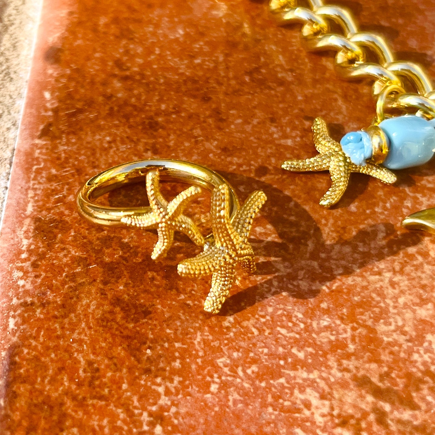 "Summer" Starfish Ring