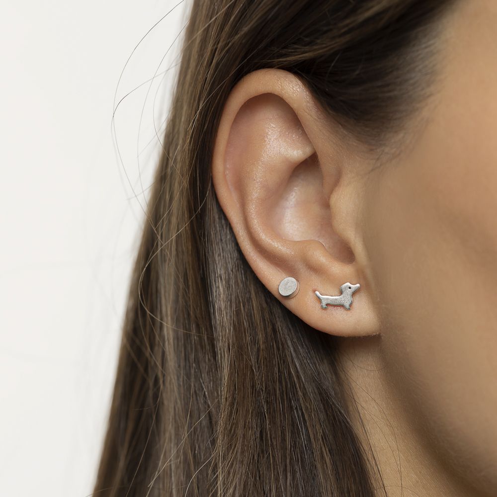 Dog & Dot Earrings Set