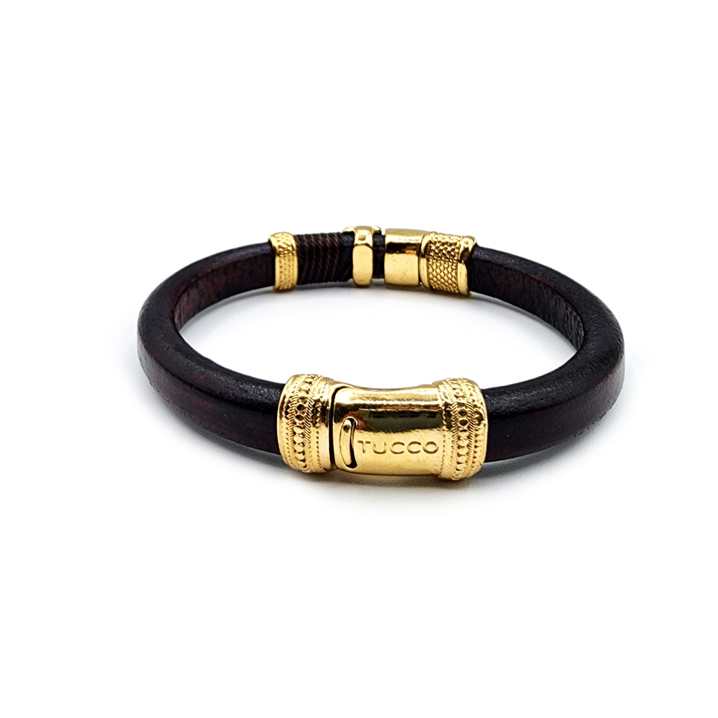 Ambar Stone Leather Bracelet
