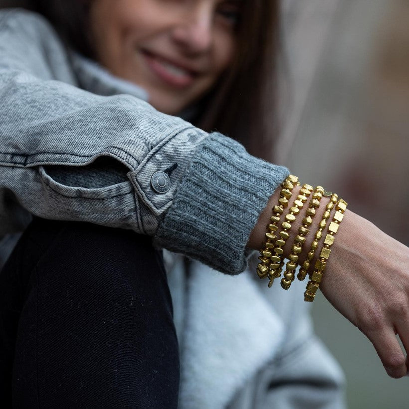 Big Cubes Elastic Bracelet