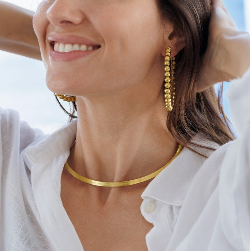 Hoops Earrings Medium Spheres