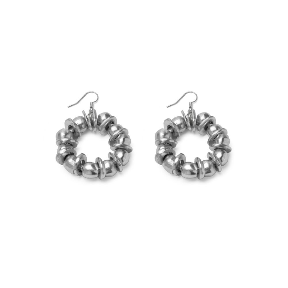Spheres and Washers Earrings