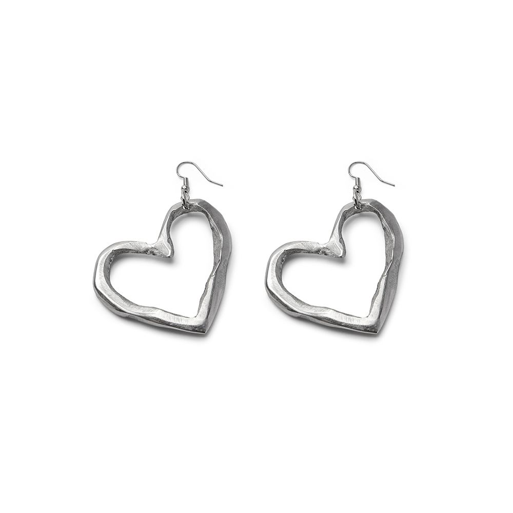 Irregular Heart Silhouette Earrings