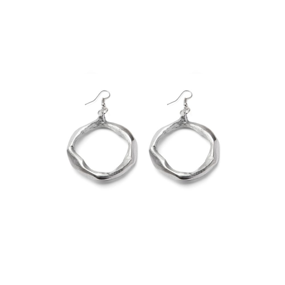 Irregular Round Shape Earrings
