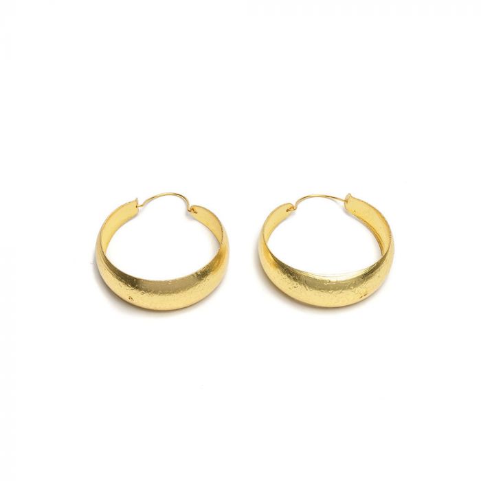Hammered Hoops Earrings