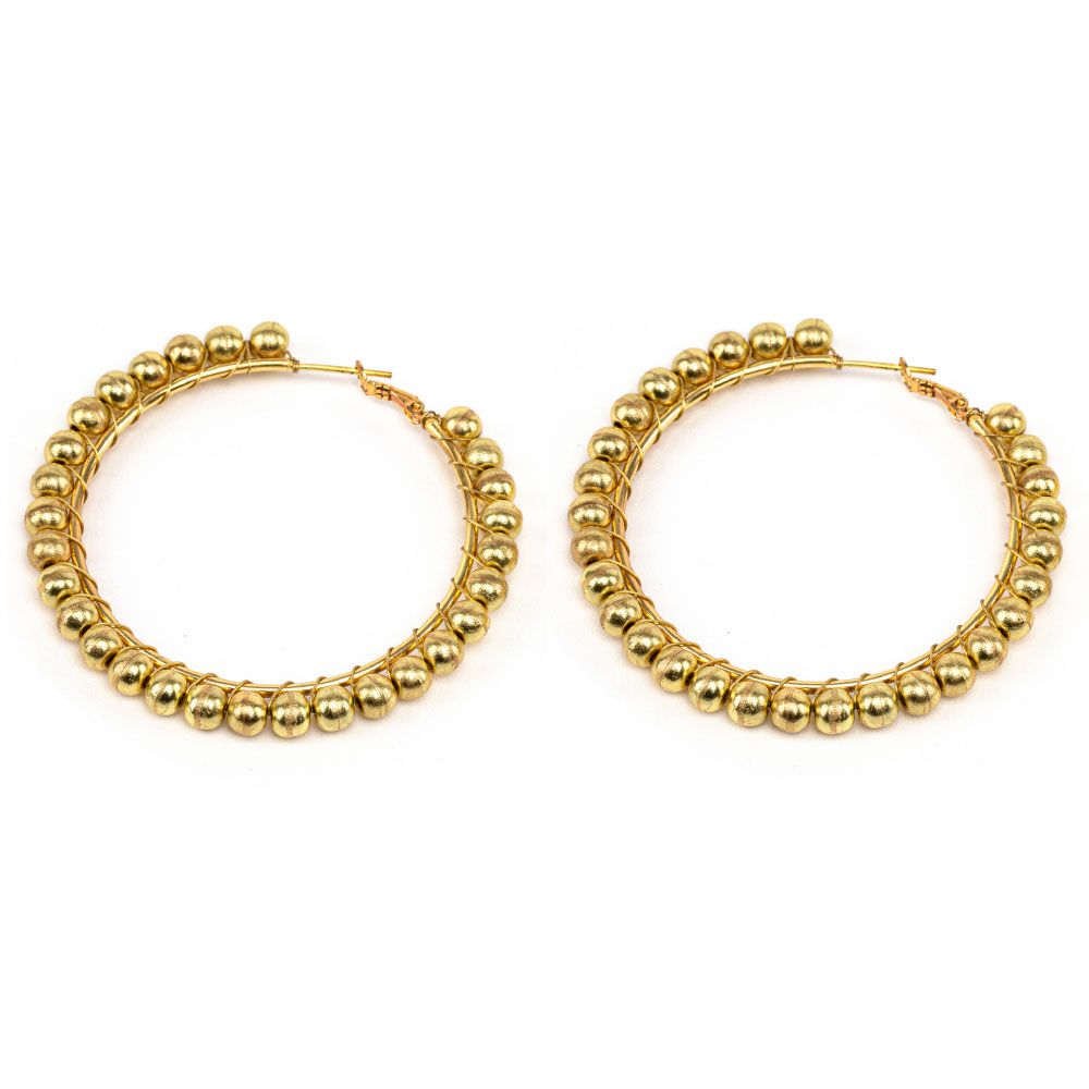 Hoops Earrings Medium Spheres