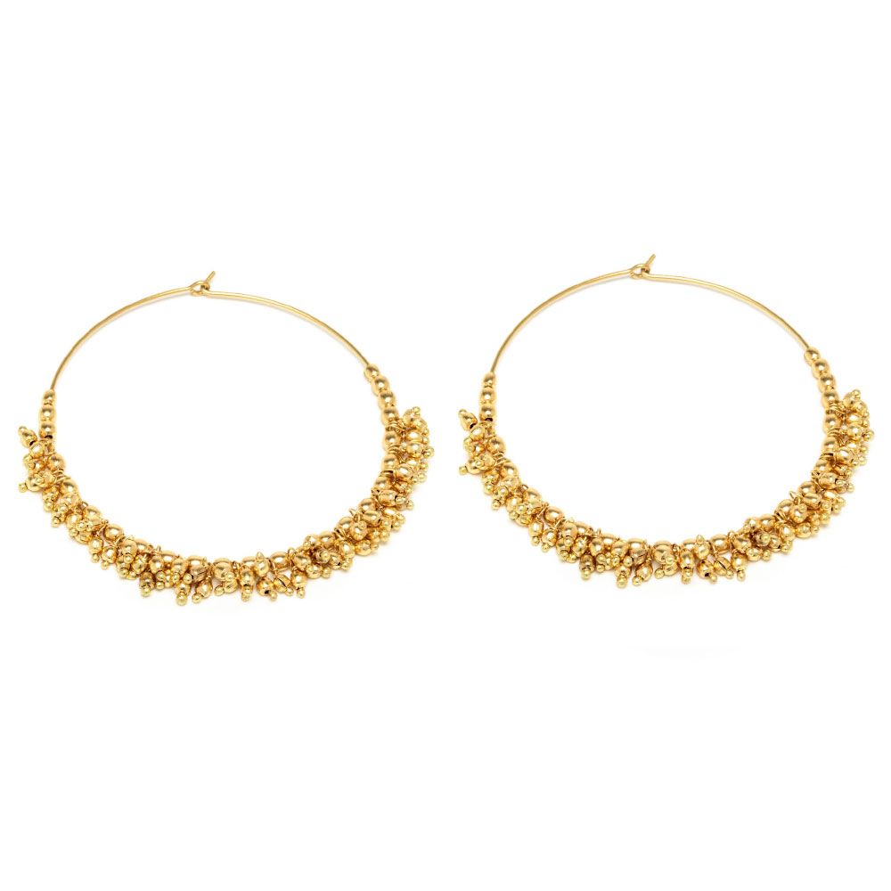 Mogra Hoops Earrings