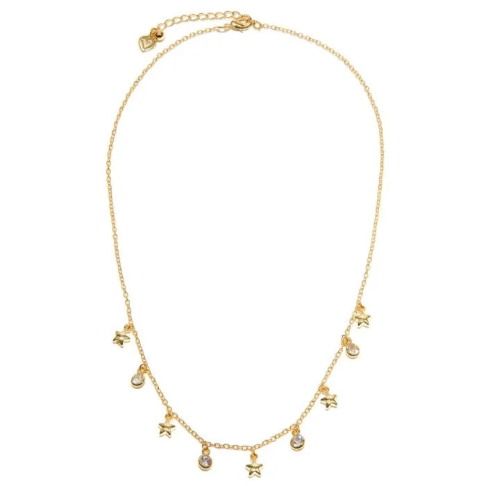 Zirconia Stars Chocker Necklace