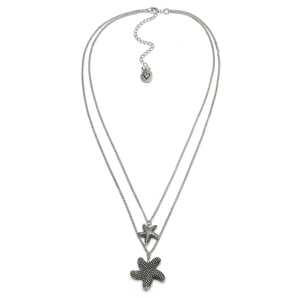 2 Layers Starfish Necklace