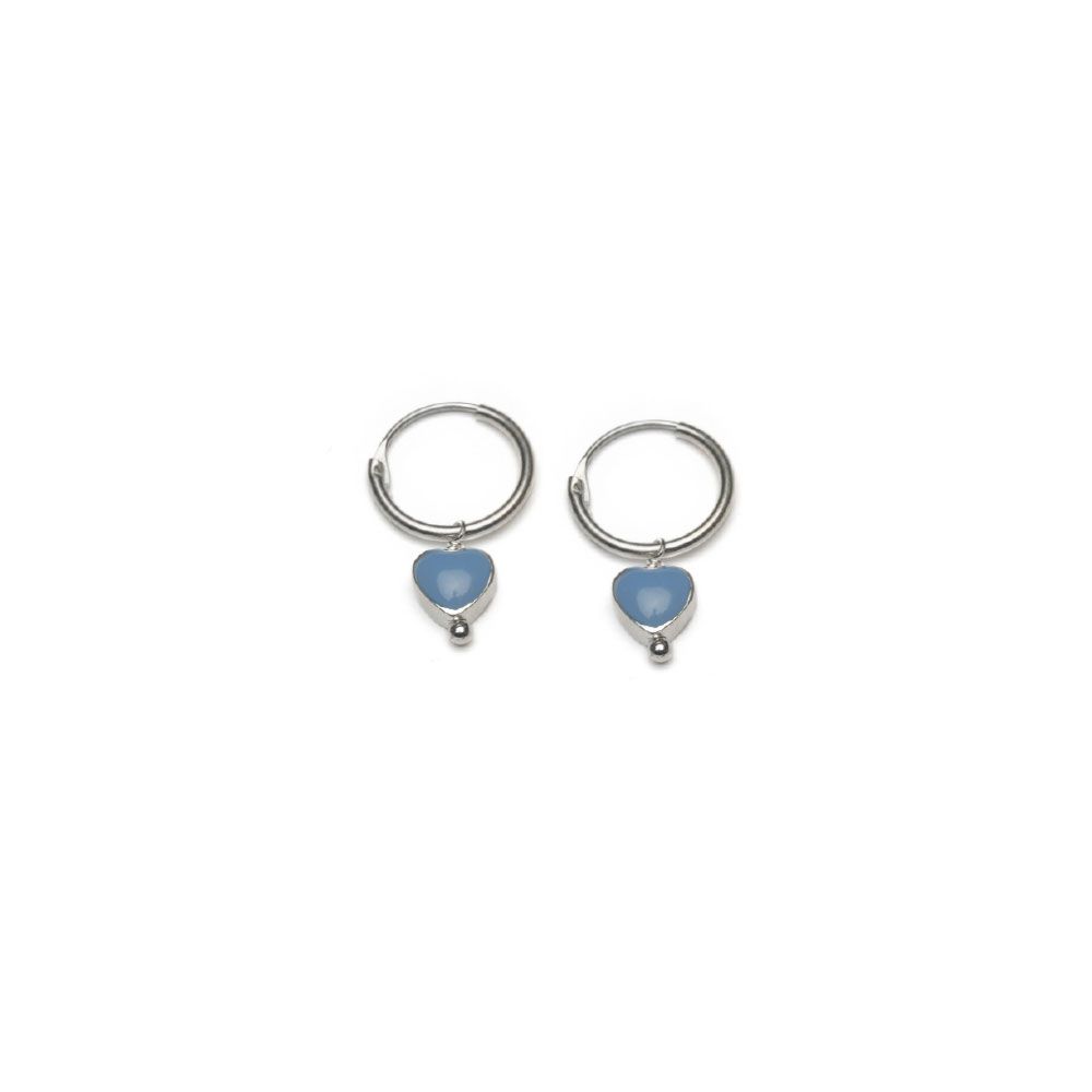 Heart Small Hoops Earrings