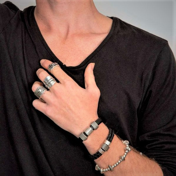 "Regaliz Stripes" Bracelet