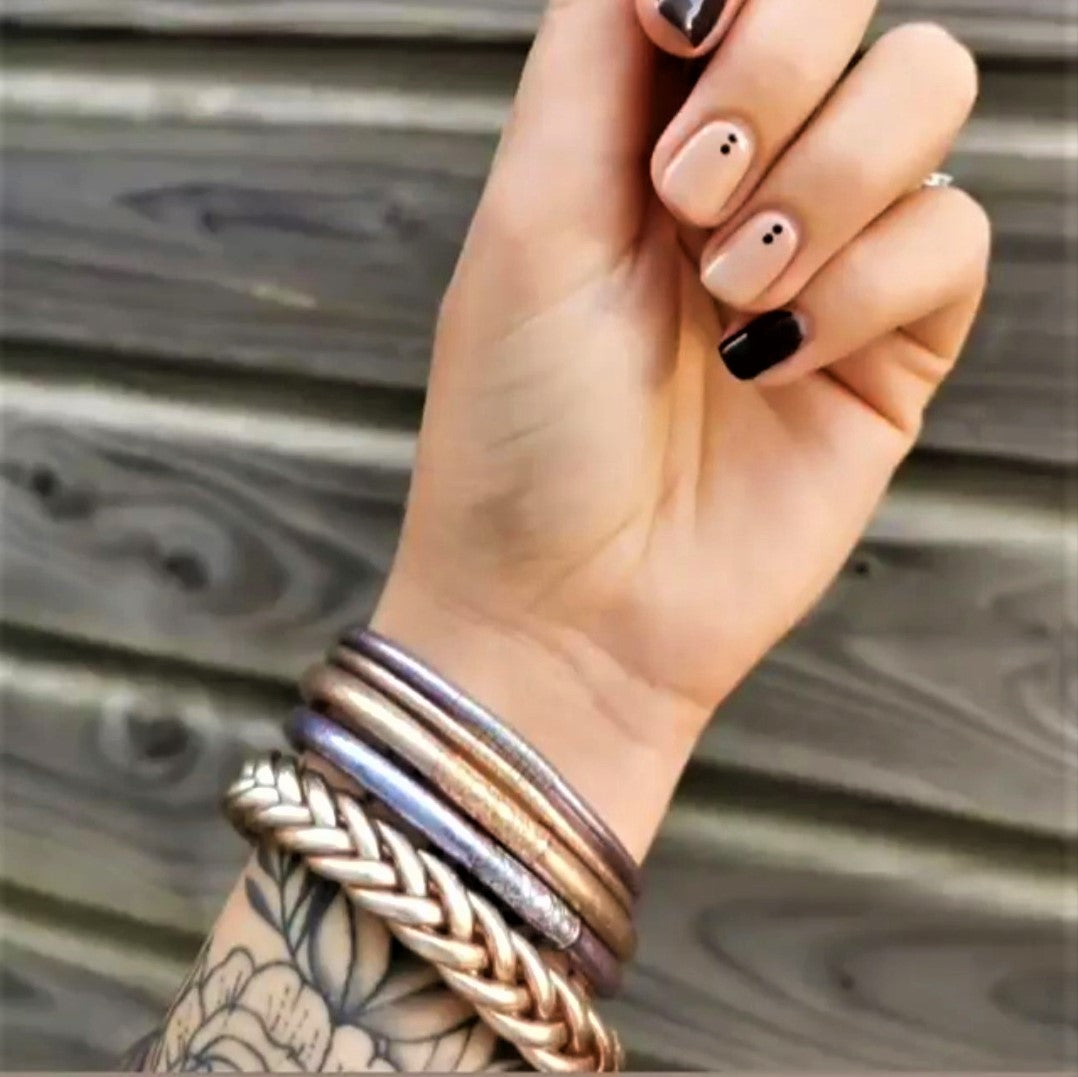 "Bless" Thin Braided Bracelet