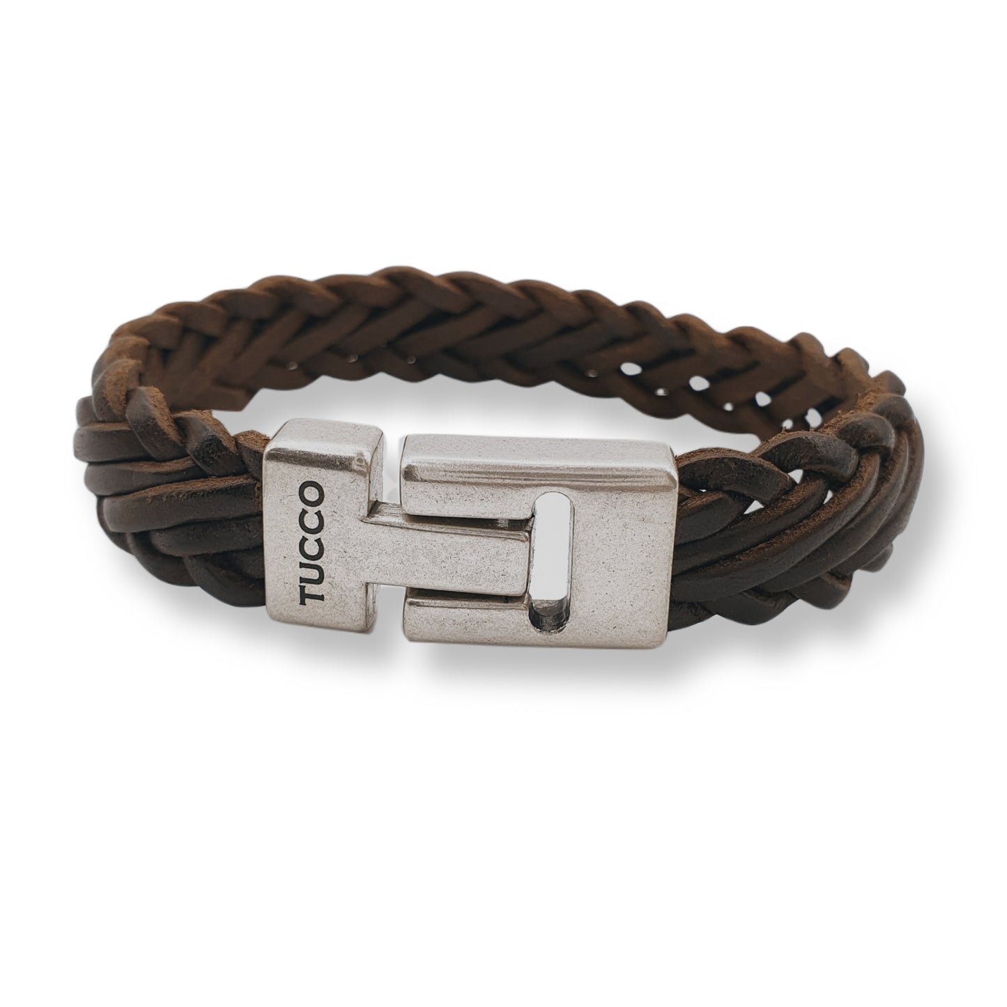 "Braided Leather" Men's Bracelet