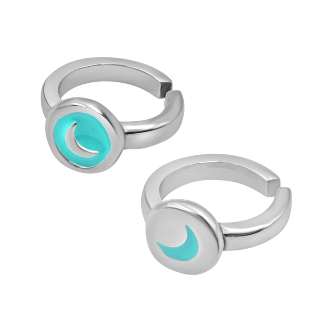 "Moon" Rings Set