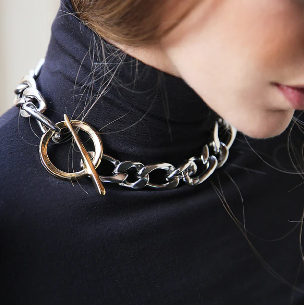 "Rocker Silver" Necklace