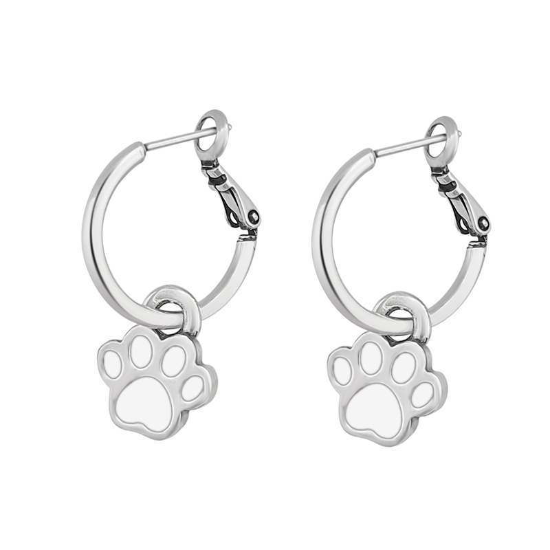 "Huellas" Small Hoops Earrings