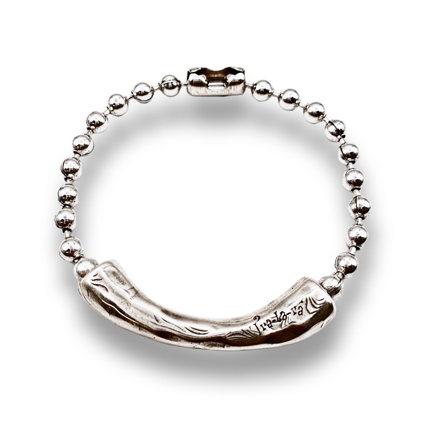 "Tube" Ball Chain Bracelet