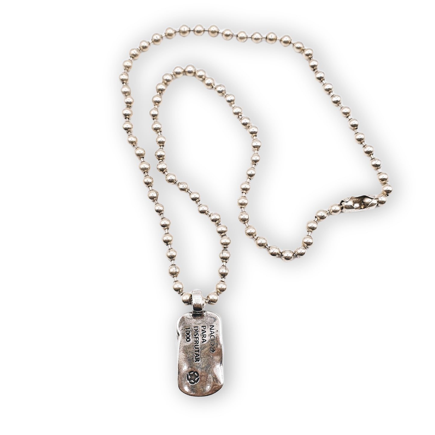 "Disfrutar" Ball Chain Necklace