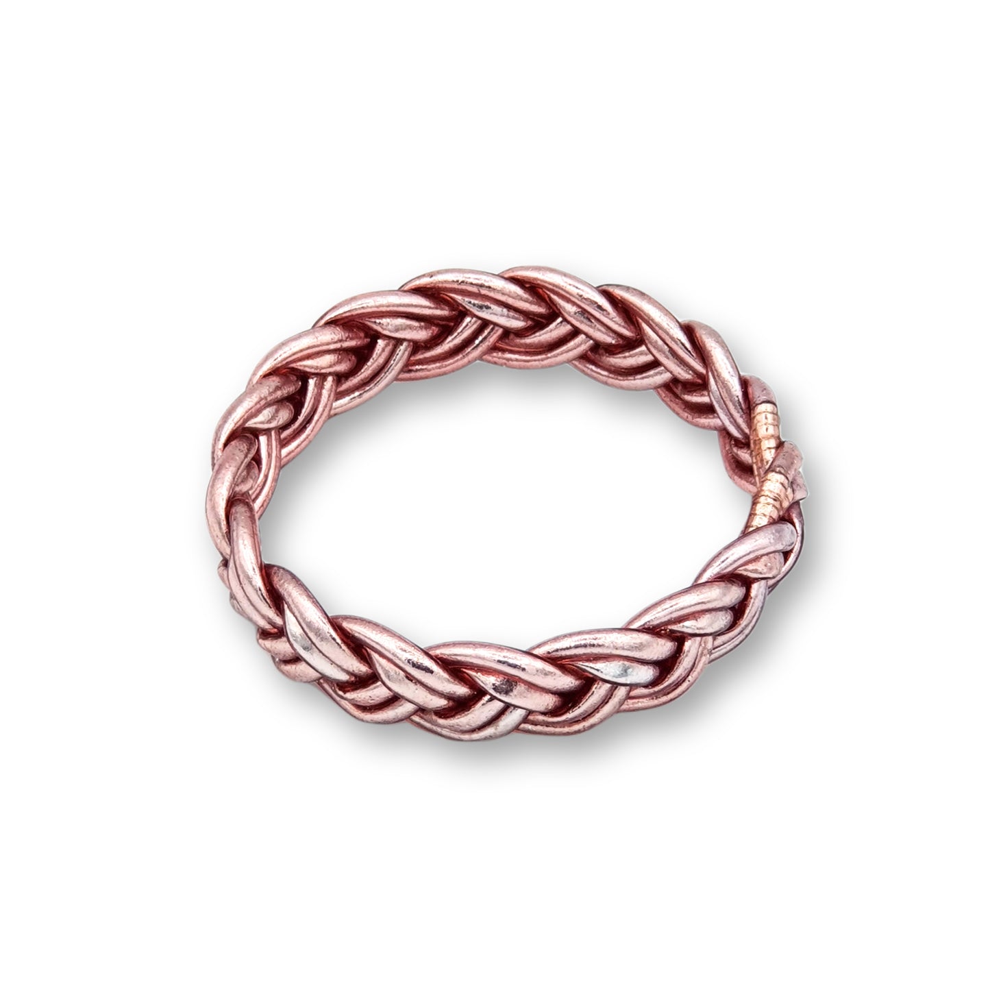 "Bless" Wide Braided Bracelet