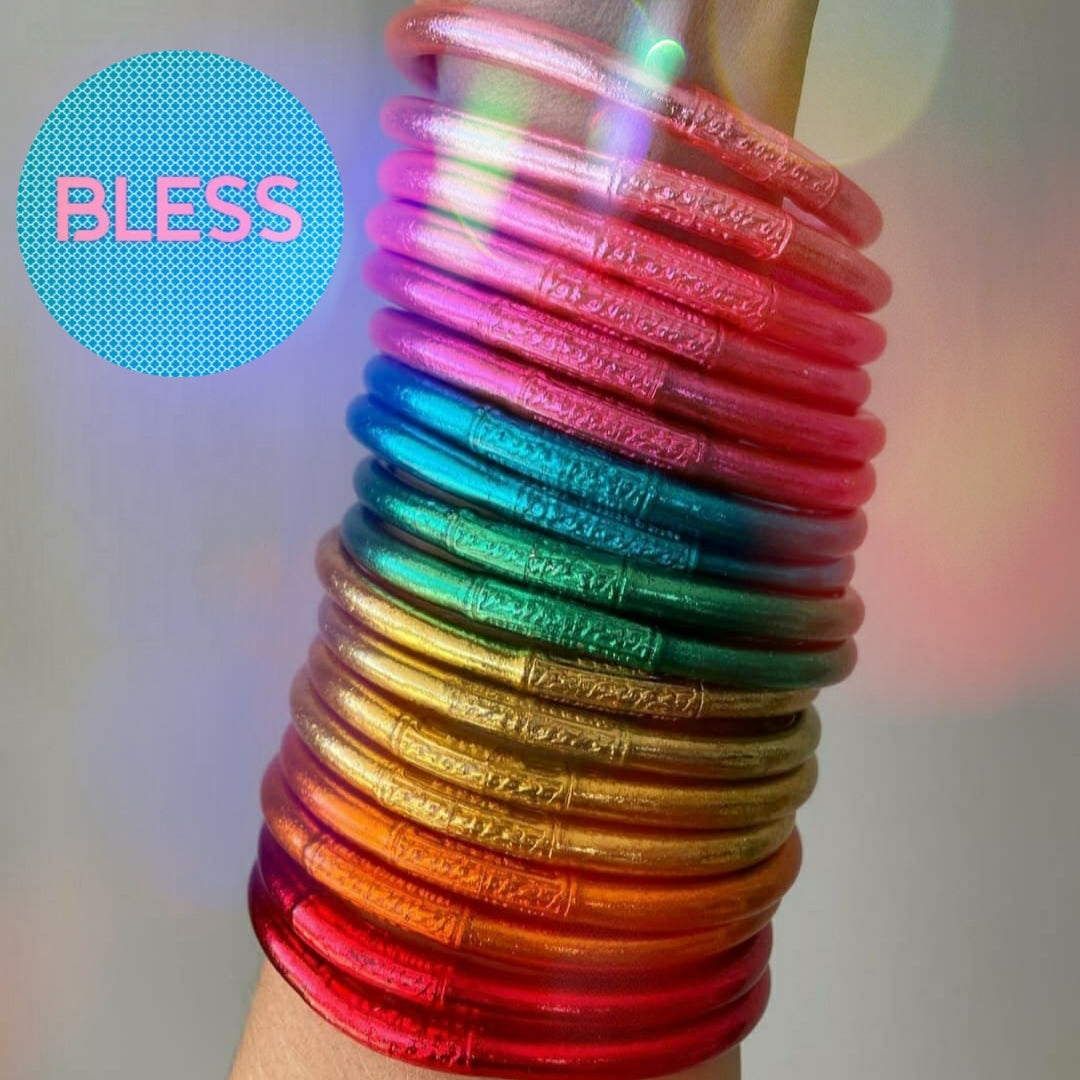"Bless" Bangle Bracelet