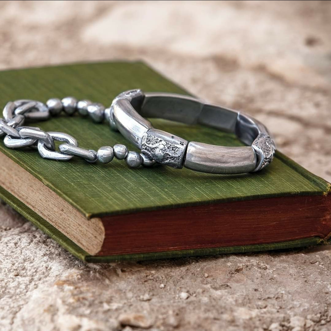 Elastic Bracelet Chain and Spheres