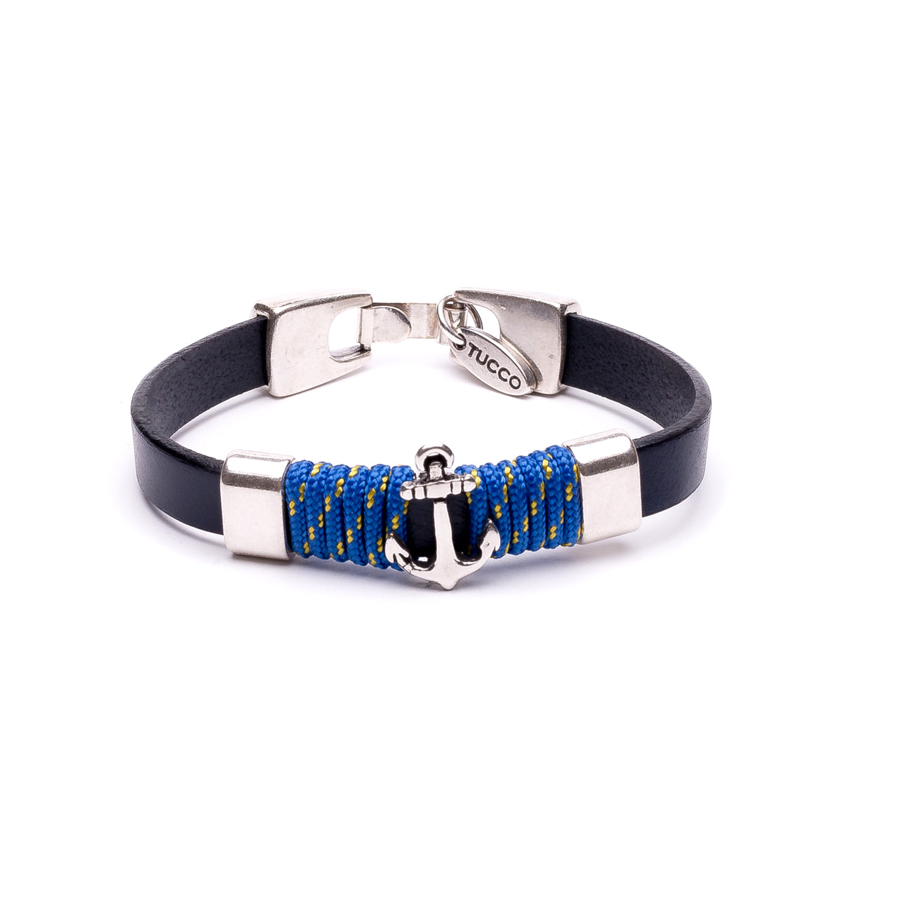 "Leather Anchor" Men's Bracelet