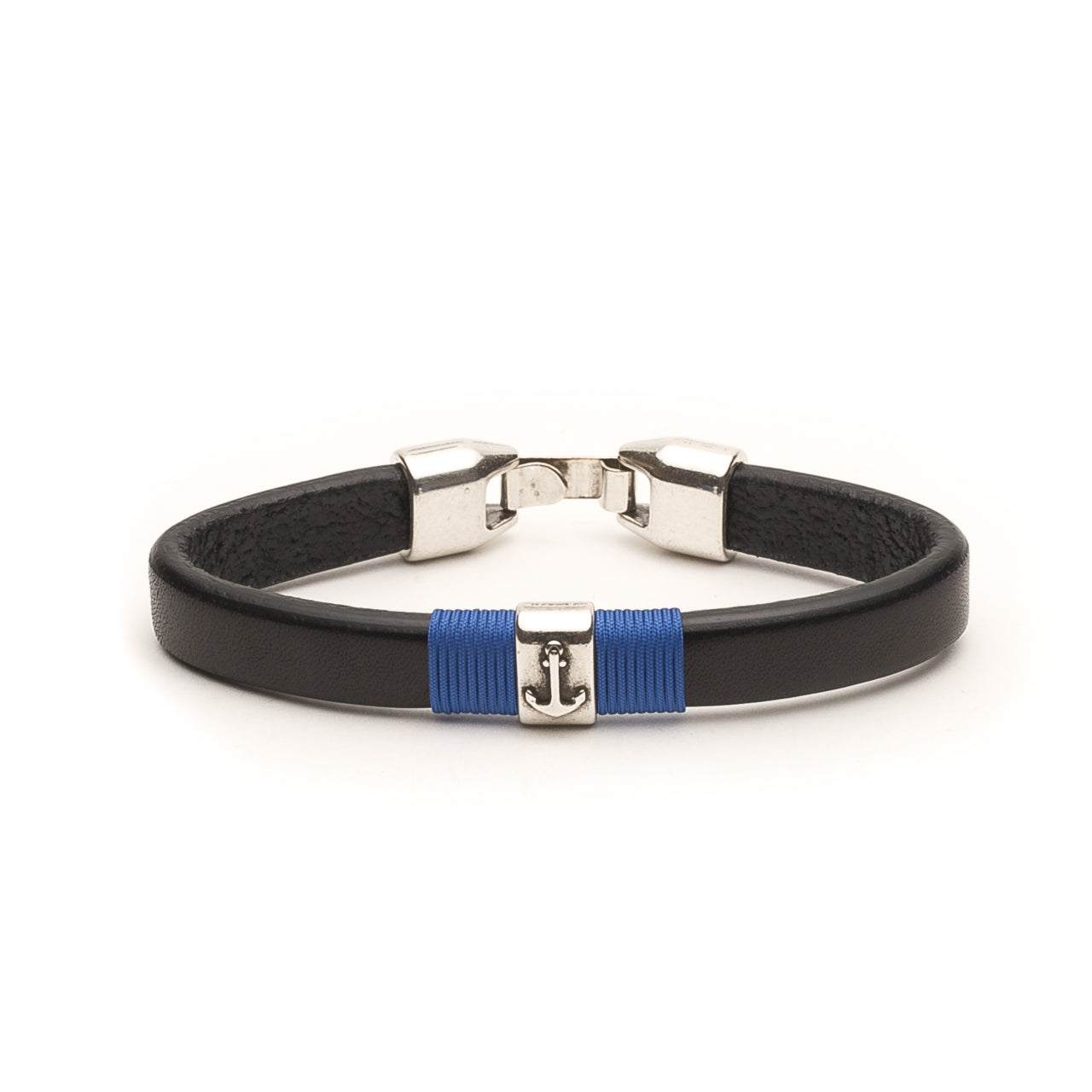 "Leather Anchor" Men's Bracelet