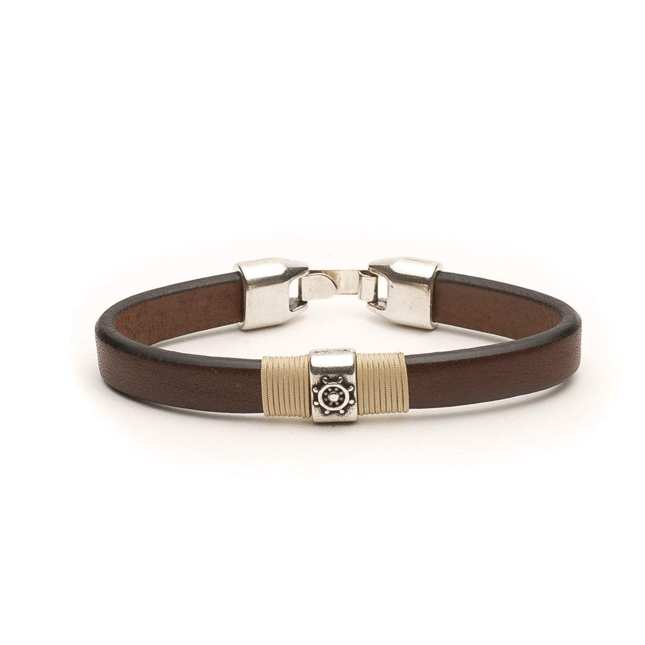 "Leather Rudder" Men's Bracelet