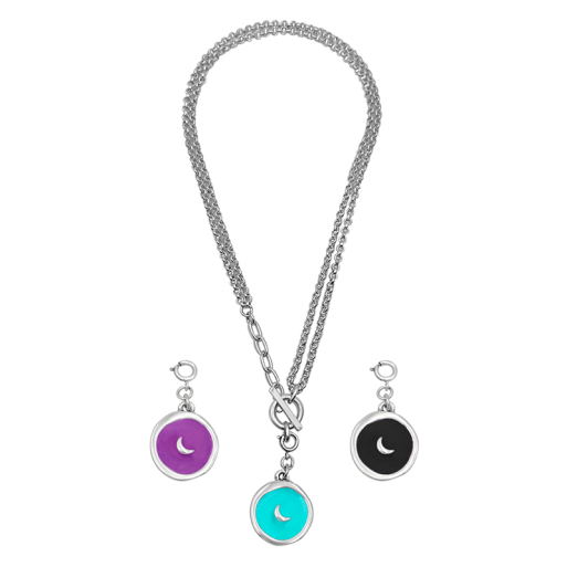 "Interchangeable Big Charms" Necklace
