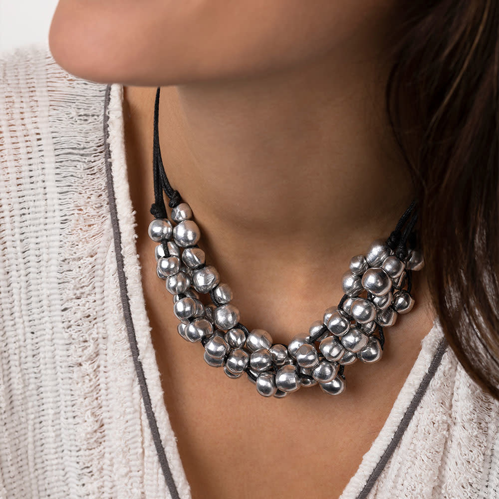 3 Layers Spheres Necklace