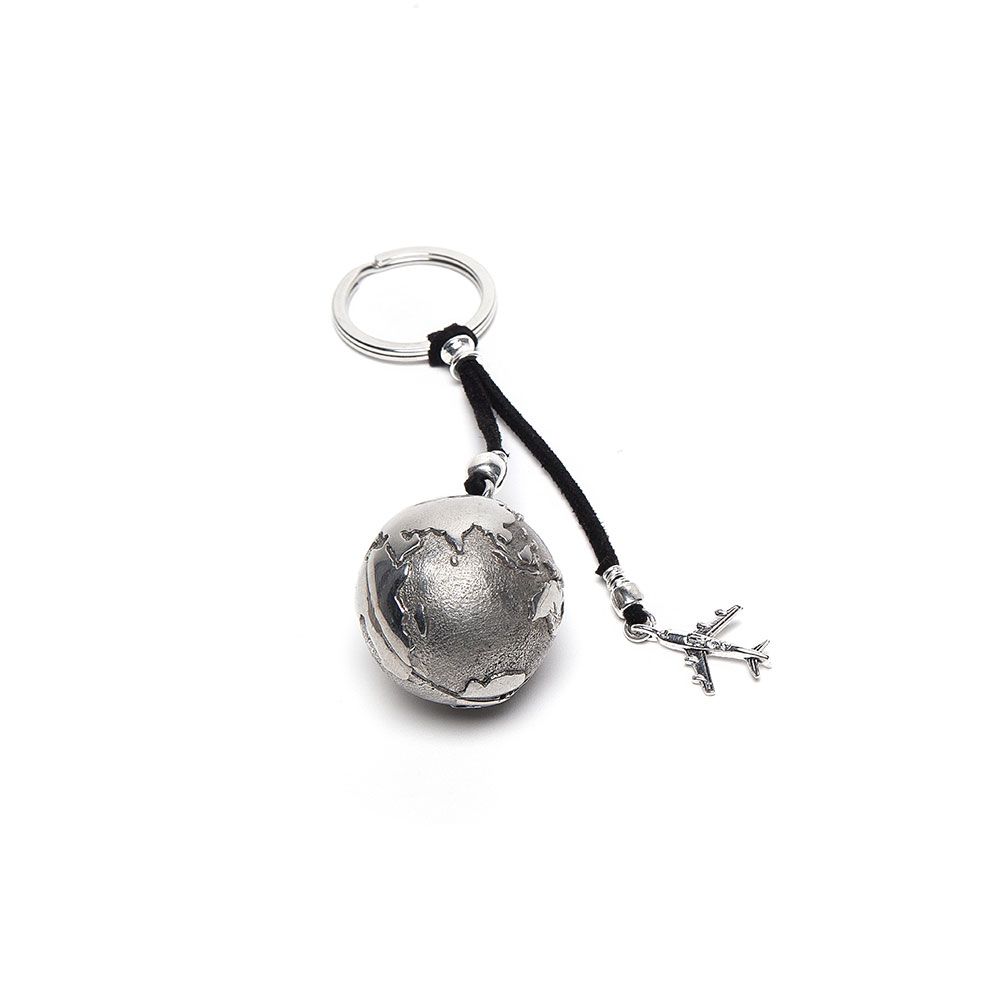 Earth Globe Keychain