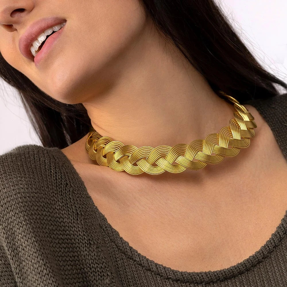Braided Choker Necklace