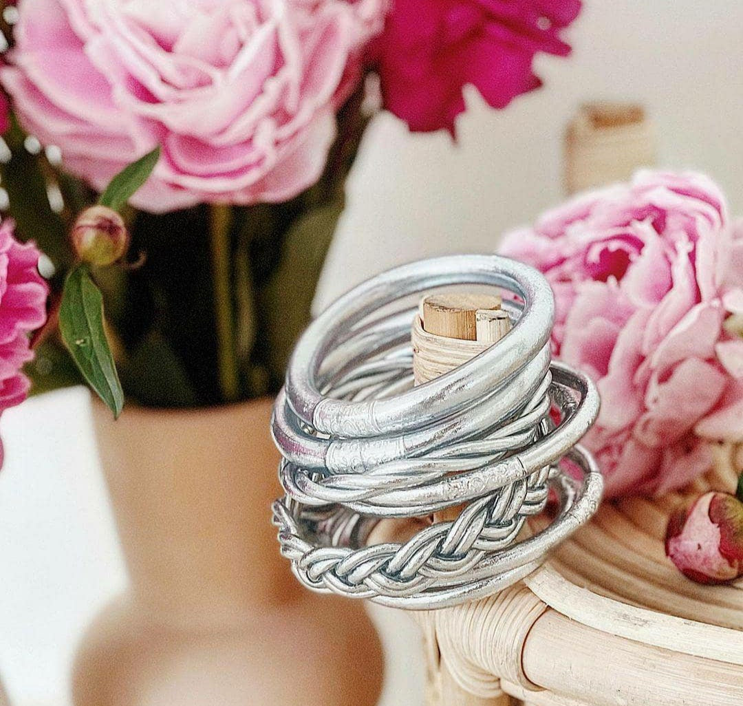 "Bless" Wide Braided Bracelet