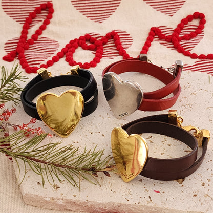 "Ciao Amore" Leather Bracelet