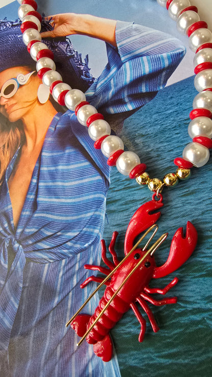 Lobster Pearl Necklace