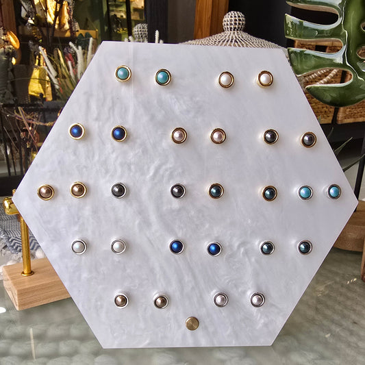 "Menos es Mas" Stud Earrings