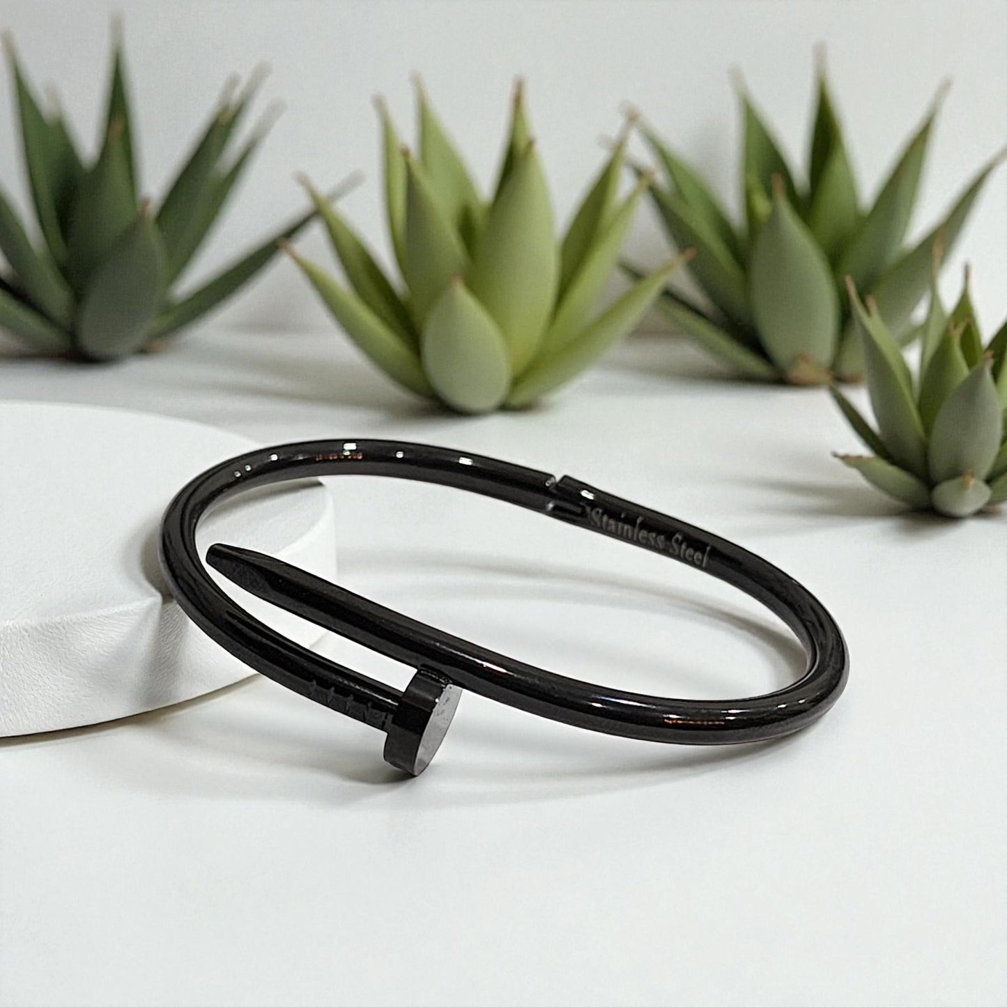 Nail Bangle Bracelet