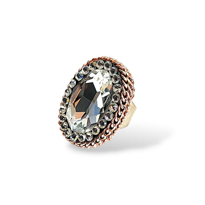 Rosegold & Clear Swarovski