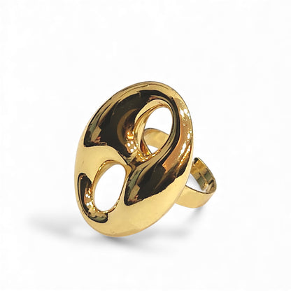 Nautic Chunky Link Ring