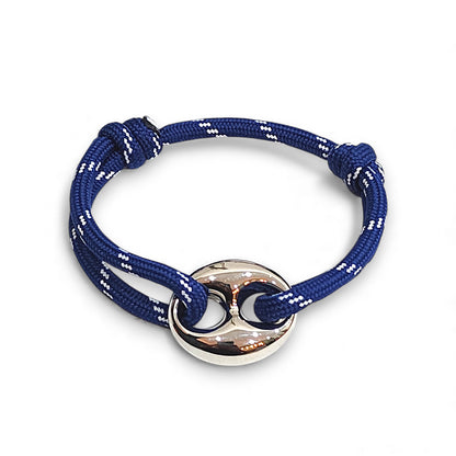 Silver Nautic Link Bracelet