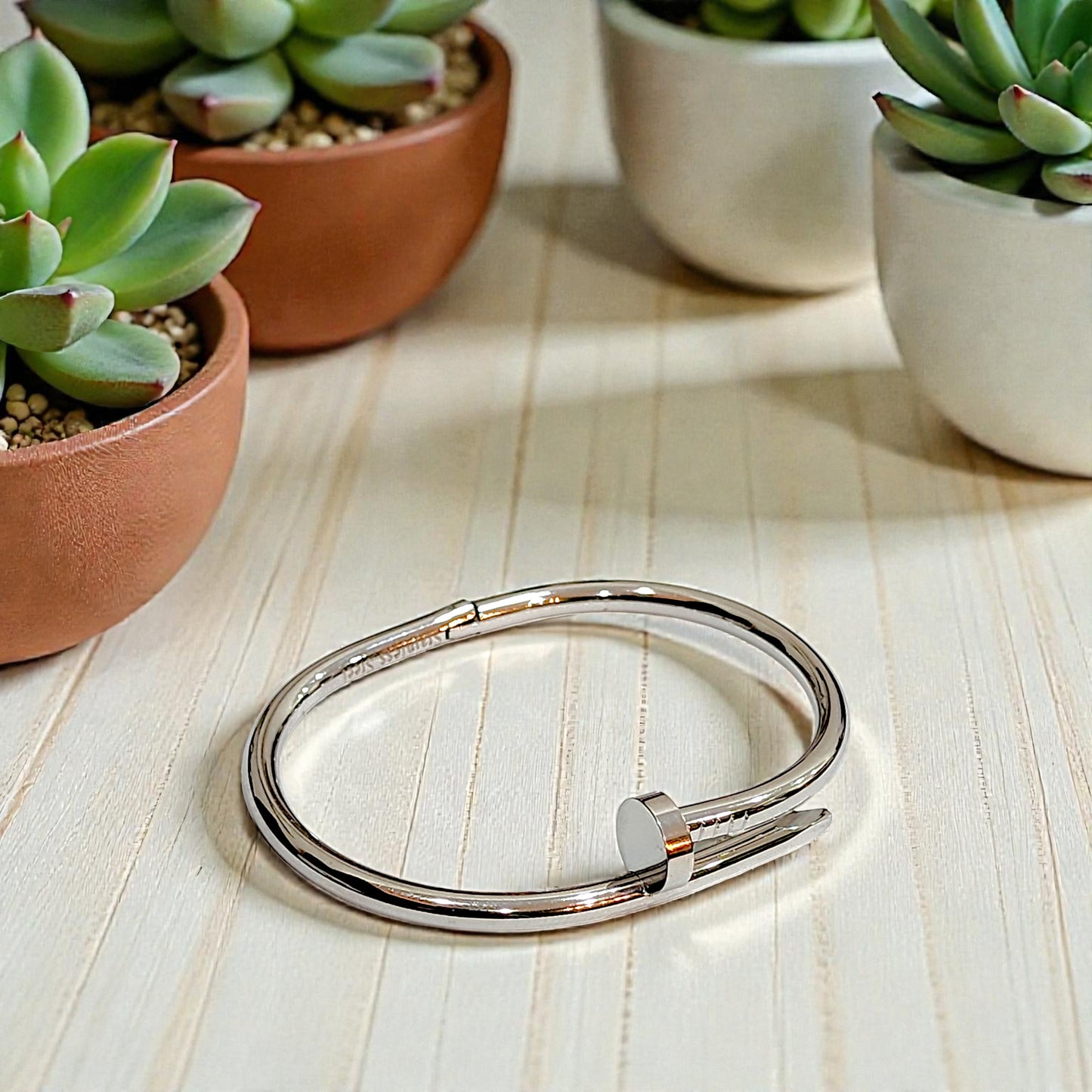 Nail Bangle Bracelet